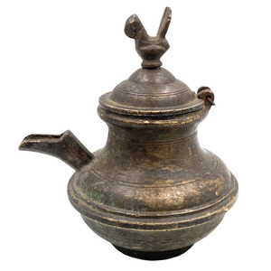 Lota de Latón Puro Vintage de Alta Calidad con Acabado Pulido para Uso en la Cocina, Artículo de Cocina Árabe Antiguo - Product Image 5