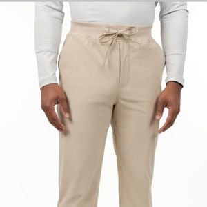 Pantalons longs à la mode pour hommes Nouveauté Vêtements de détente décontractés avec taille ajustable Pyjamas en toile pour homme - Product Image 4