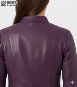 Respirant hiver chaud femmes veste en cuir tenue décontracté femmes mode veste en cuir à prix raisonnable veste en cuir personnalisée - Product Image 4