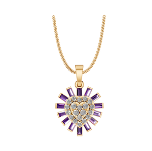 Collar de Plata de Ley 925 con Colgante de Corazón con 48 Piedras de Moissanita Fina de 0.75ct, Chapado en Rodio, Cadena de Caja, Directo de Fábrica - Product Image 4