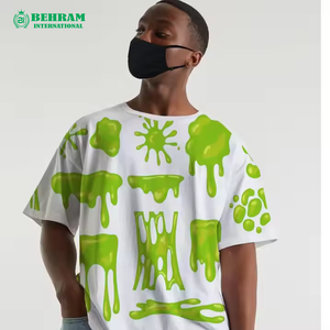 Camiseta Extra Grande para Hombre, Corte Holgado, 100% Algodón Ecológico, Secado Rápido, Hombros Caídos, 220g, Personalizable - Product Image 4