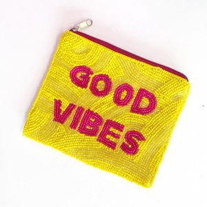 Pochette pour monnaie perlée avec broderie florale de haute qualité Petit sac portefeuille pour la fête Tendance Élégant Nouveau design à la mode - Product Image 3