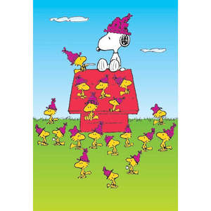 Póster de Pared de Snoopy y Woodstock de Peanuts para Decoraciones de Cumpleaños - Product Image 1