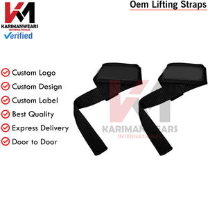 Correas de Levantamiento de Pesas con Acolchado de Neopreno, Correas de Soporte para Muñecas, Entrenamiento de Fuerza en Gimnasio, Soporte Duradero para Muñecas, Hombres y Mujeres - Product Image 2