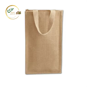 Bolsas de vino de yute ecológicas, Color/tamaño personalizado, Regalos promocionales de alto grado, precio bajo de mercado - Product Image 1