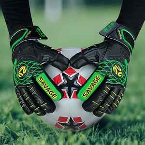 Équipement de gardien de but confortable de haute qualité en cuir et en latex personnalisable pour une utilisation en extérieur - Product Image 4