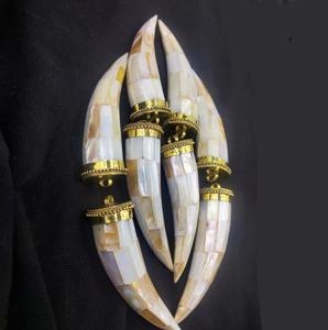 HF Crafts Hecho a mano Calidad Premium Colgante de nácar Collares finos de moda - Product Image 4