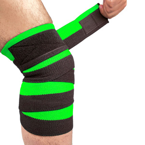 Bandes de compression élastiques pour genoux Prolift avec logo personnalisé, pour la musculation, la salle de sport et le powerlifting - Product Image 3
