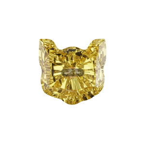 เพชรแคทวูลส์สังเคราะห์สีเหลืองแฟนซี 5 กะรัต คุณภาพ VVS VS ผลิตด้วยวิธี HPHT CVD ได้รับการรับรองจาก IGI และ GIA ขายส่ง - Product Image 1