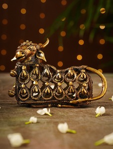 Sculpture en Laiton Exquise du Seigneur Venkateshwara, Figurine Artisanale pour la Maison, le Temple, le Bureau, Objet d'Art Décoratif Spirituel - Product Image 4