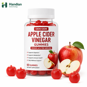 Gomitas de Vinagre de Sidra de Manzana, Fabricante OEM, Marca Privada, Gomitas de ACV con <span class=keywords><strong>Vitamina</strong></span> B6, Fábrica de Suplementos Personalizados - Product Image 1