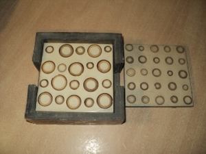 Posavasos ecológico moderno de madera, alfombrillas y almohadillas elegantes para protección de mesa - Product Image 5