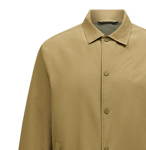 เสื้อโค้ทผ้าแคนวาสสำหรับผู้ชายเสื้อโค้ทผ้าแคนวาสสีเอสเตอร์กันน้ำได้ใช้ได้ทั้งชายและหญิง - Product Image 5