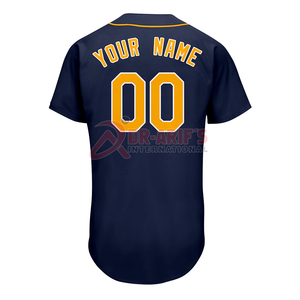 Camiseta de béisbol personalizada, uniforme de equipo personalizado con nombres, números, tela transpirable, impresión por sublimación, talla grande disponible - Product Image 3