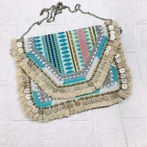 Designer <b>Boho</b> Clutch Purse Ethnic Wedding Party <b>Bag</b> Multipurpose Handbag for Girls & Women - Product Image 3