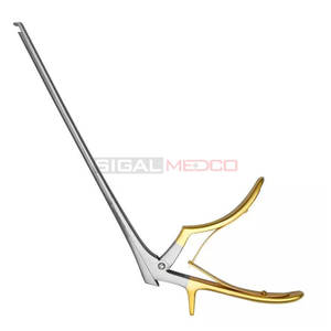 Pinzas ortopédicas manuales de acero inoxidable de grado quirúrgico Kerrison Punch Spinal Rongeurs Cirugía de columna Médico profesional - Product Image 2