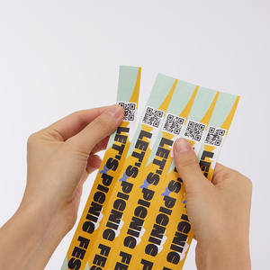 [AnyWristband] Waterproof Custom Event <b>Bracelet</b> for party access Full Color Strap Tyvek Wristband Connected type 19mm (3/4") - Product Image 4