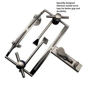 Dingman ที่ปิดปากสแตนเลสกรอบ3ลิ้นใบมีดเครื่องเปิดปากชุดอุปกรณ์ผ่าตัดทันตกรรม - Product Image 3