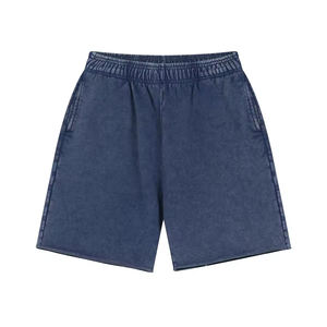 Custom Color Cotton Men's <b>Shorts</b> Acid Wash Sun Faded Baggy <b>Shorts</b> Summer Wear Hip Hop French Terry <b>Sweatpants</b> - Product Image 3