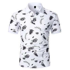 Polos à sublimation élégante coupe ajustée en coton mélangé tissu respirant conçu pour les vêtements d'été décontractés modernes et élégants à la mode - Product Image 1