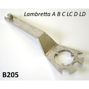 Llave especial para tuercas de llanta + bujes Lambretta A + B + C + LC + D + LD - Product Image 1