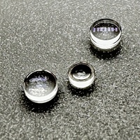 3mm lentille de collimateur EFL 1.95mm 2mm 3.2mm 3.77mm 4.5mm 5mm 6mm 8mm lentille asphérique verre collimateur lentille LED Laser
