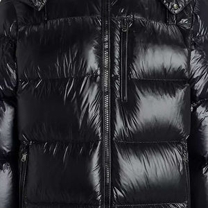 Ventes en gros de vestes matelassées pour hommes 2026, manteau d'hiver noir brillant à bulles avec col montant, style tricoté décontracté, OEM et ODM - Product Image 6
