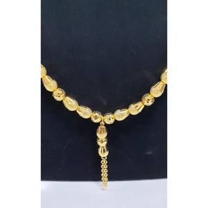 24KT Gold Plated Long Necklace <b>Set</b> Nouvelle Collection of Elegant <b>Fine</b> <b>Jewelry</b> <b>Sets</b> - Product Image 2