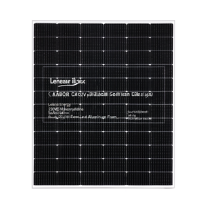 Panneau solaire monocristallin bifacial Leeline Energy 230W avec façade en verre et cadre en aluminium - Product Image 2