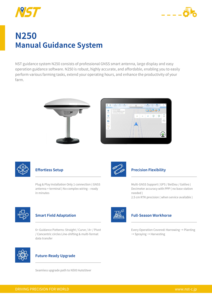 Système de guidage et de direction manuel NST N250 pour tracteur agricole - Product Image 4