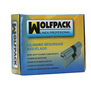 Cilindro di sicurezza 30x40 mm/13,5 a camma corta nichelato con 5 chiavi - Product Image 5