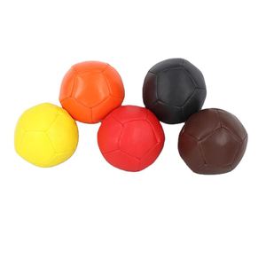 ชุดลูกบอลบอคเซียลูกบอลสำหรับเล่นเกมกลางแจ้งสำหรับครอบครัวชุดบอลบอคเซียอ่อนนุ่มหลากสีกระเป๋าใส่หนัง PU/PVC ทนทาน - Product Image 2
