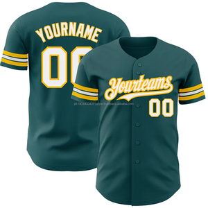 2024 Sublimación Imprimir Nombre del equipo y número Camiseta de béisbol Ropa deportiva Club Hombres Camisetas de béisbol personalizadas (PayPal verificado) - Product Image 4