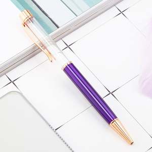 Stylo bille flottant créatif DIY en métal de haute qualité avec logo, corps vide - Product Image 5