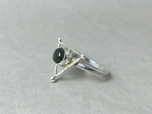 Best Selling Classics Design New Arrival 925 Sterling Silver Natural Labradorite Eco-friendly Wedding Party Handmade <b>Girls</b> <b>Ring</b> - Product Image 3