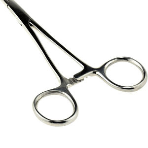 คีมจับเนื้อเยื่อแบบมีฟันเลื่อย 320 มม. ไม่มีระบบแร็ตเช็ต สำหรับจับอวัยวะและเนื้อเยื่อในการผ่าตัด - Product Image 3