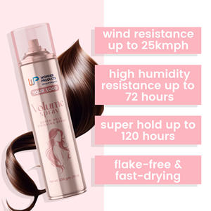 Spray de Volumen Profesional OEM/ODM, Fijación Extrema, Spray para Peinar y Acabado, Sin Residuos, Secado Rápido, a Precio de Mayoreo - Product Image 2