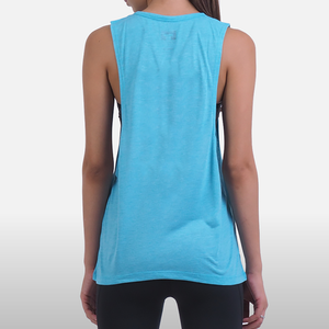 Camiseta sin mangas transpirable de secado rápido de algodón de primera calidad hecha de algodón orgánico 2025 camiseta sin mangas para mujer - Product Image 3