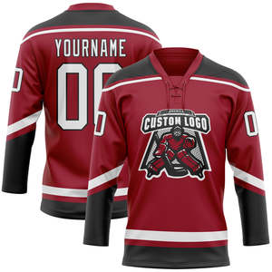 Uniforme de maillot de hockey sur glace d'équipe de Sublimation personnalisée de nouveau style international de haute qualité en polyester 100% - Product Image 1