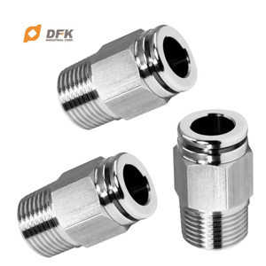 SS304/316 Push-In Accesorios neumáticos Conectores macho Accesorios de instalación rápida - Product Image 6