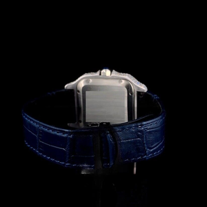 Reloj de Pulsera Mecánico de Oro Rosa con Moissanita y Calendario, Estilo Hip Hop, con Incrustaciones de Diamantes VVS, Accesorio de Lujo para Hombre - Product Image 3