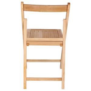 Silla de Jardín WELL HOME NORTE en Madera de Haya con Acabado Aceitado 43x47x79 cm - Product Image 5