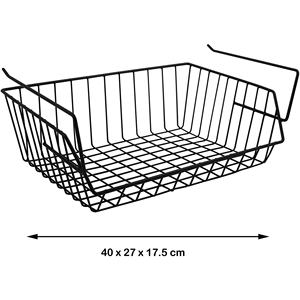 Panier de rangement en métal MSV 40 x 27 x 14 cm - Product Image 2