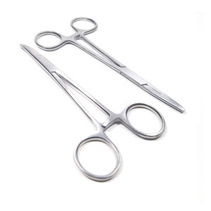 Pinzas Kelly de calidad superior STR y acabado satinado CVD, abrazadera Kelly de acero inoxidable de grado médico de 5,5" - Product Image 1