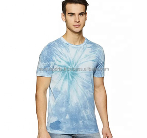 Venta al por mayor Verano Tie Dyeing Hip Hop Camisetas 100% Algodón Unisex Estilo casual para hombres Camisetas para hombres a precio mayorista - Product Image 4
