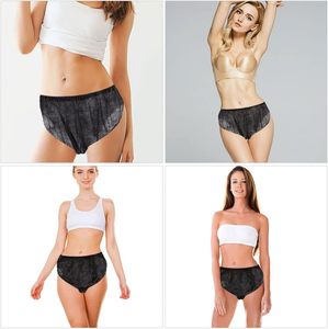 <b>Women's</b> Disposable Underwear Ladies Briefs Paper Printing Panties for Travel Hotel Spa Hospital Stays Emergencies - Product Image 5