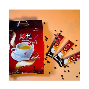 Thời Hạn sử dụng 24 tháng Cà phê hòa tan 3 trong 1 16G gói bao bì hộp chứa caffein 50 nhãn riêng sản xuất Việt Nam HACCP/Halal - Product Image 1