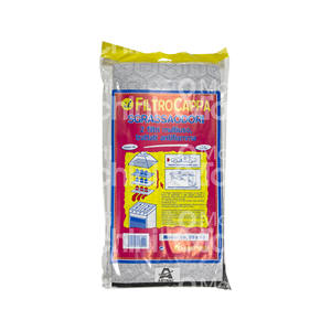 FILTRO CAMPANA DEGRASANTE OLORES Compuesto por 2 filtros tratados multiusos, ignífugos. -Filtro blanco: absorbe la grasa, - Product Image 1