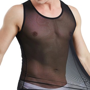 Sous-vêtements pour hommes en coton biologique 100% personnalisés avec logo, sous-vêtements d'été pour homme, t-shirt respirant - Product Image 4