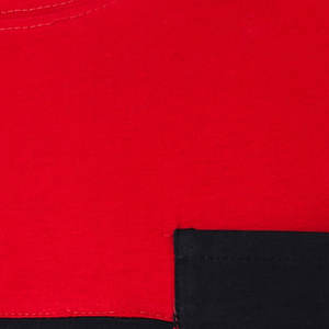 T-shirt en coton tricoté à coupe régulière décontracté pour homme, logo personnalisé brodé, hip-hop, deux tons, poids lourd 500 grammes, anti-boulochage - Product Image 5